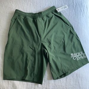 Lululemon Pacebreaker Linerless Short 9”. Algae Green. Soulcycle. Size S. NWT.